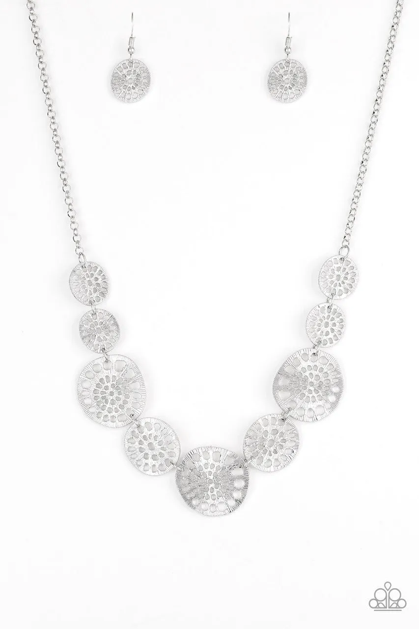 Your Own Free WHEEL Silver Paparazzi Necklace