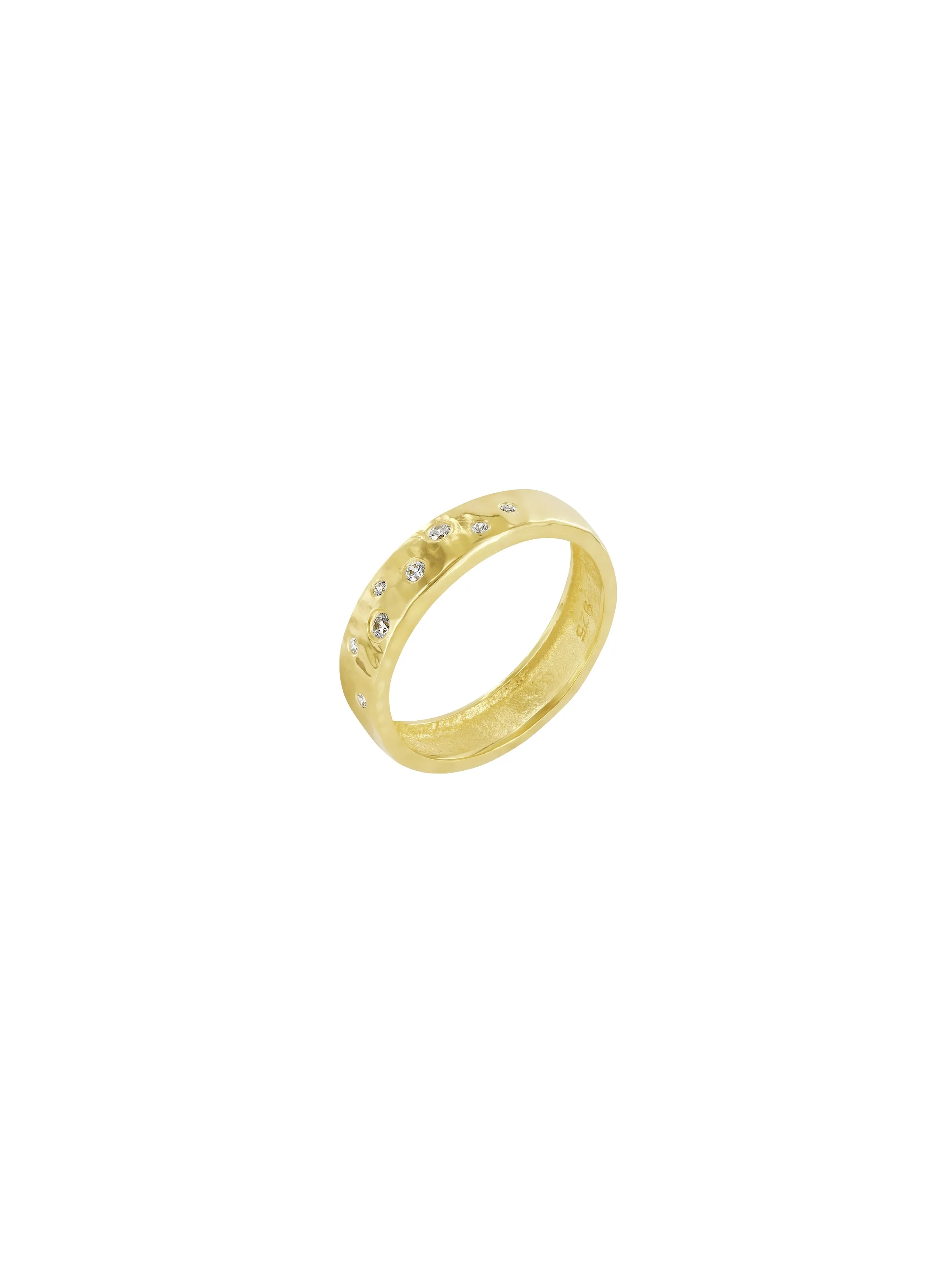 Zephyr Oracle Ring Gold Vermeil