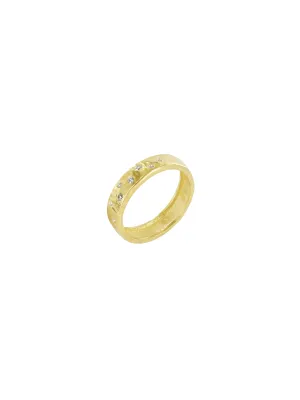 Zephyr Oracle Ring Gold Vermeil