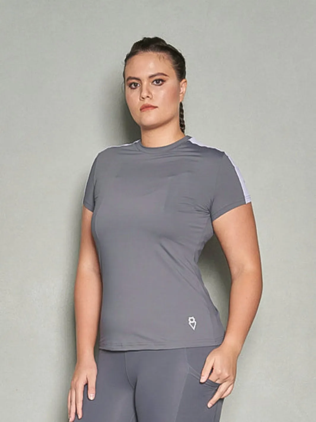 ZHOORA Flex - Sporty Iris Short Sleeve Top
