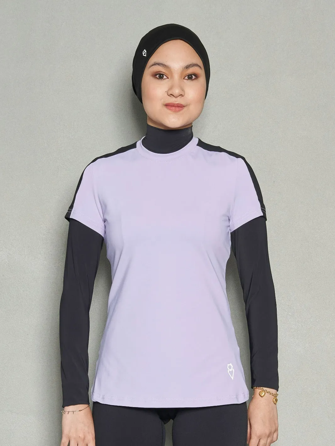 ZHOORA Flex - Sporty Iris Short Sleeve Top